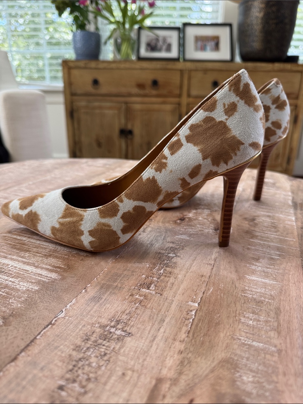 LRL Ralph Lauren Suede Stiletto Heel Shoes Size 8